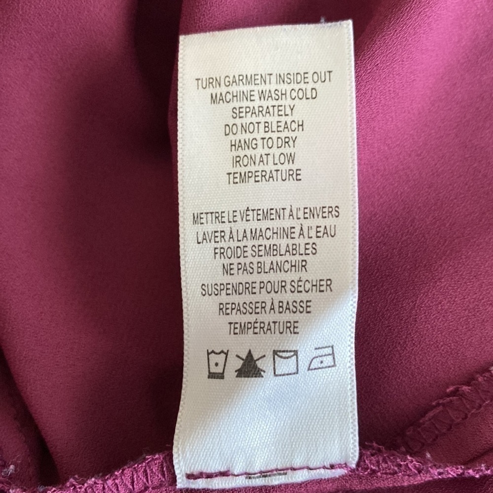 Ricki's - Pretty Plum Purple V-Neck Blouse - Picture 8 of 8